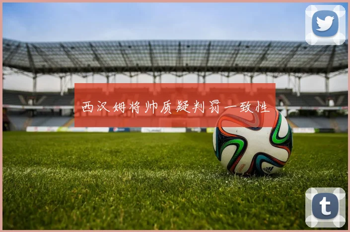 西汉姆将帅质疑判罚一致性